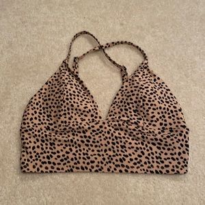 Forever 21 Cheetah Sports Bra